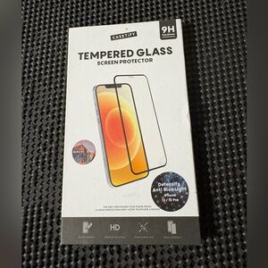 Casetify 9H Tempered Glass Screen Protector - Black